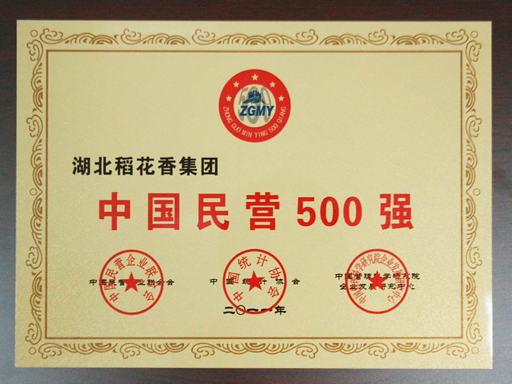 2011年中國民營企業(yè)500強(qiáng)